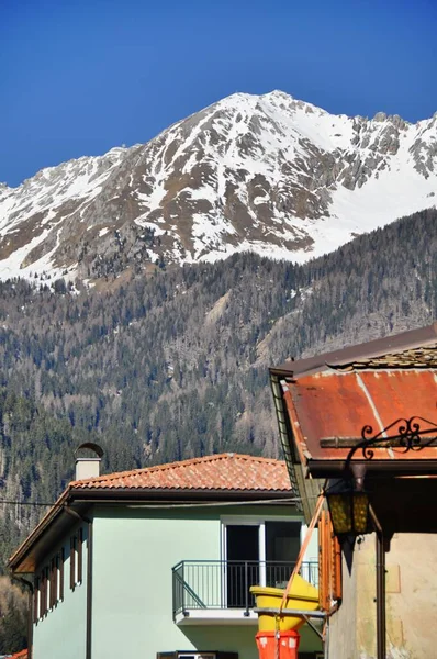 Utsikt Över Bergen Alperna — Stockfoto