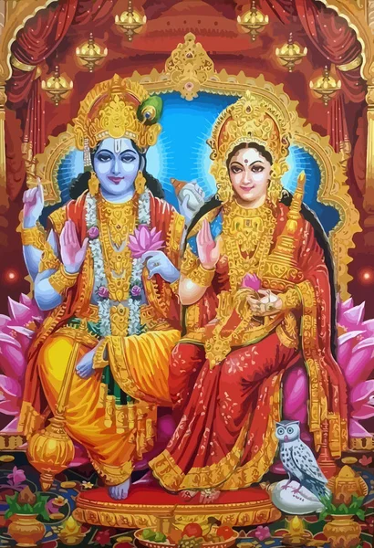 Lord Rama Heilige Murugan Götter Hinduismus Mythologie Illustration — Stockfoto