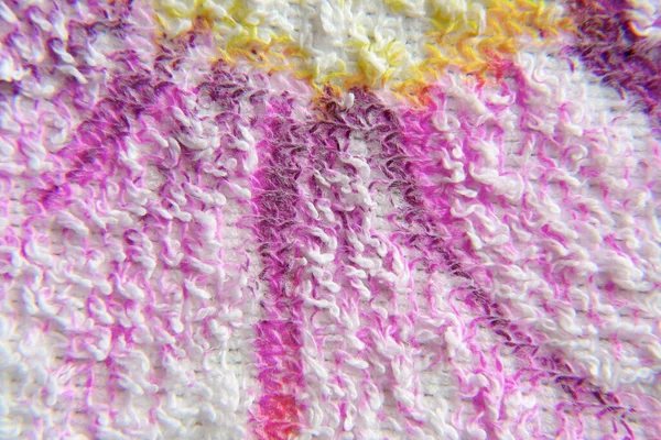 Perto Carpete Tricotado — Fotografia de Stock