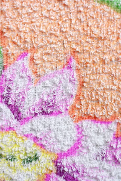 カラフルな綿毛の抽象的な背景 — ストック写真