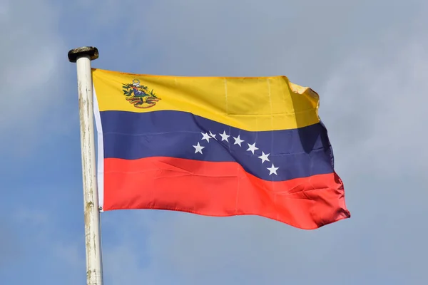 Національний Прапор Венесуели — стокове фото
