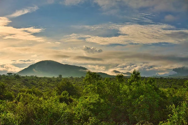 Paisaje Del Parque Nacional Tsavo Este Tsavo Oeste Amboseli — Foto de Stock