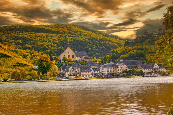 Beilstein Desa Kecil Moselle — Stok Foto