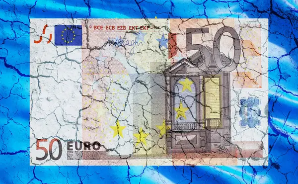 Євро Валюта Європи Німеччини — стокове фото