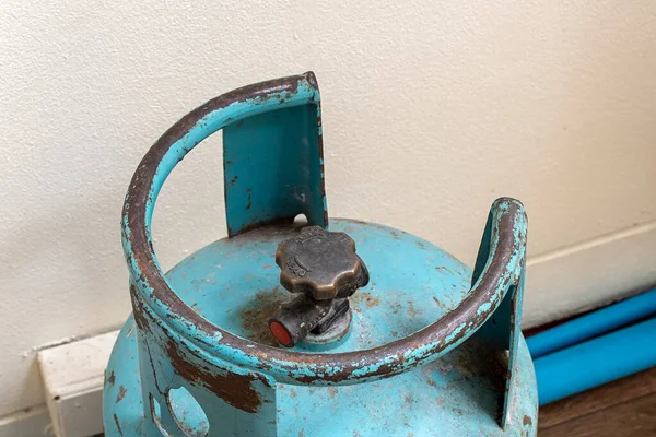 ガスタンクを調理するためのLpgシリンダーのバルブ — ストック写真