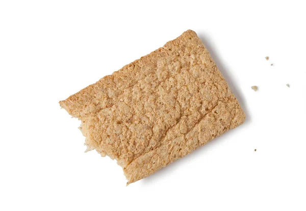 Close Pile White Bread Isolated Background — Stock Photo, Image