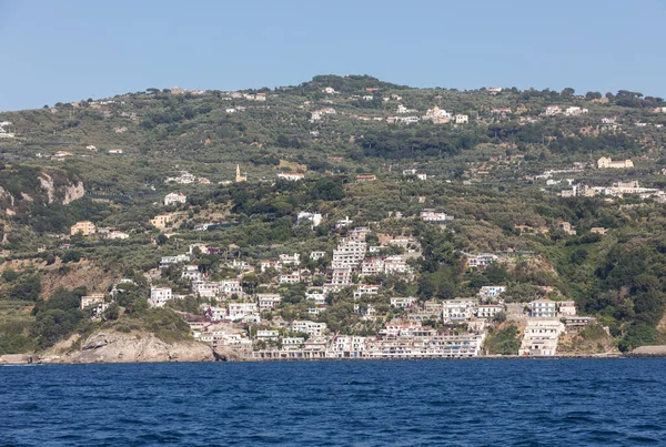 Una Vista Costa Amalfi Entre Sorrento Positano Campania Italia — Foto de Stock