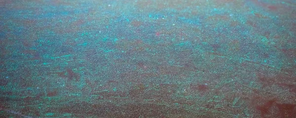 Amplia Textura Metal Cobre Oxidado Verde Azul Útil Como Fondo — Foto de Stock
