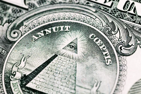 Enskilda Element Äkta Amerikanska Pengar Närbild Detaljer Kontanter Dollar — Stockfoto