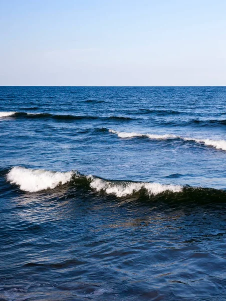 Mořské Vlny Pláži — Stock fotografie