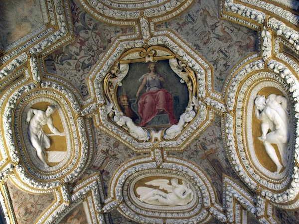 Immagine Soffitto Decorato Palazzo Ducale Venezia — Foto Stock