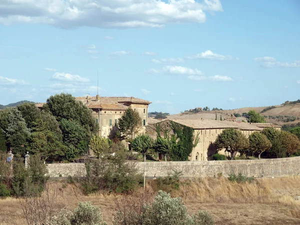 Toskania Krajobraz Okolicach San Gimignano Święto Dla Oczu — Zdjęcie stockowe