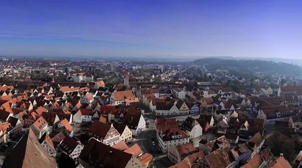 Panorama Oude Binnenstad Van Nordlingen Duitsland — Stockfoto