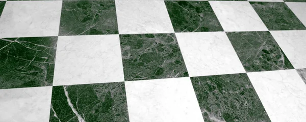 Абстрактный Фон Зелеными Белыми Квадратами — стоковое фото