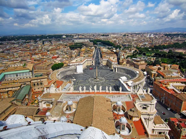 Vista Aérea Cidade Roma Itália — Fotografia de Stock