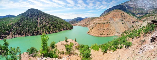 Kayseri Zamanti Rivier Weg Naar Kapuzbashi Waterval Zicht Van Bovenaf — Stockfoto