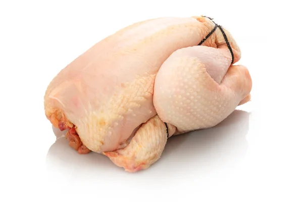 Ακατέργαστα Πόδια Κοτόπουλου Απομονωμένα Λευκό Φόντο — Φωτογραφία Αρχείου