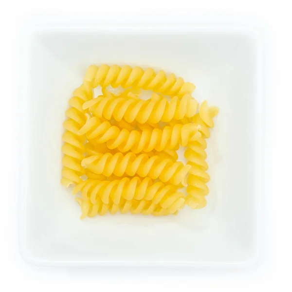 Pasta Cheese White Background — Stock Photo, Image