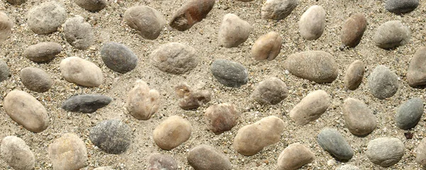 Textura Piedra Fondo Con Piedras Guijarros Rocas Arena — Foto de Stock