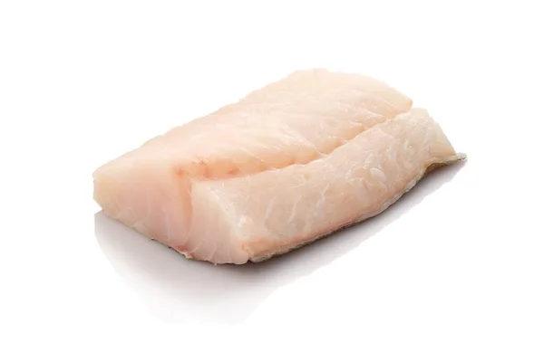 Raw Salmon Fillet Isolated White Background — Stock Photo, Image