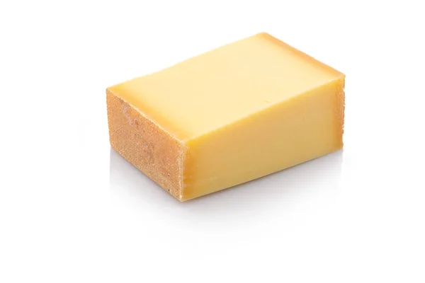 Manteiga Sobre Fundo Branco — Fotografia de Stock