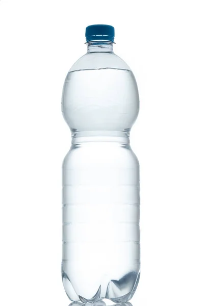 Wasserflasche Mit Weißem Hintergrund — Stockfoto