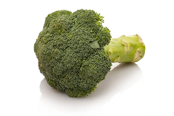 Broccoli Isolati Fondo Bianco — Foto Stock
