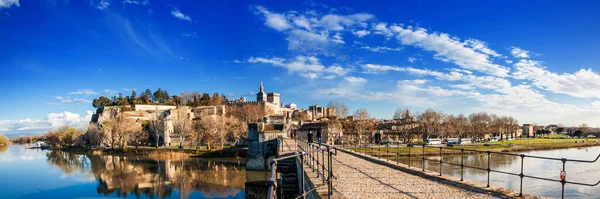 Famosa Ponte Avignon Também Chamada Pont Saint Benezet Avignon França — Fotografia de Stock