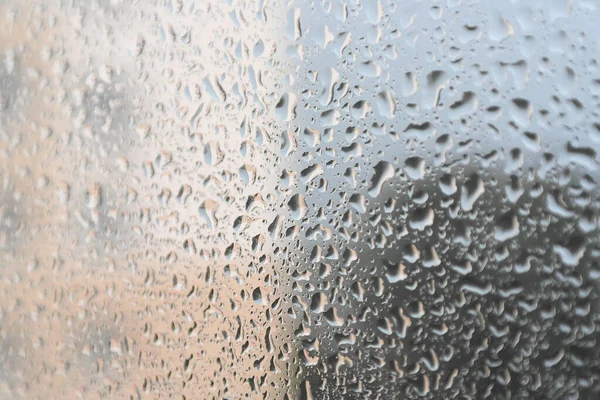 Drops Water Glass Window — Stock Photo, Image