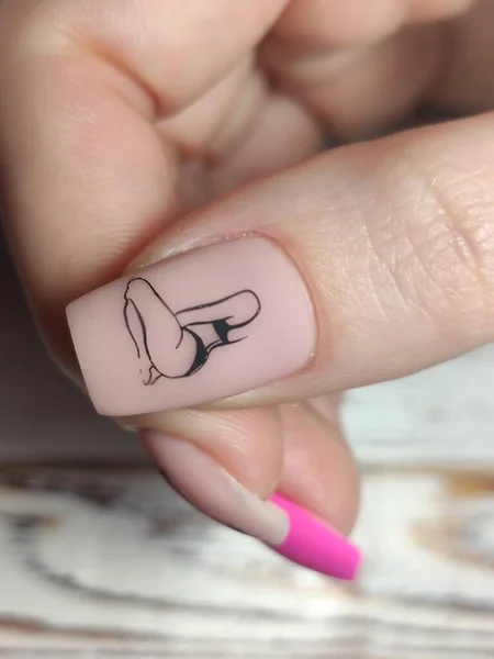 Concepto Manicura Pedicura — Foto de Stock