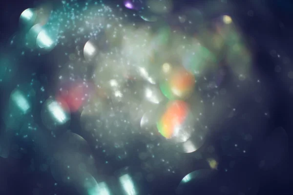 Fundo Abstrato Com Luzes Bokeh — Fotografia de Stock