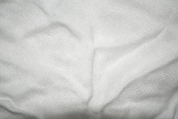 Bianco Tessuto Texture Sfondo — Foto Stock