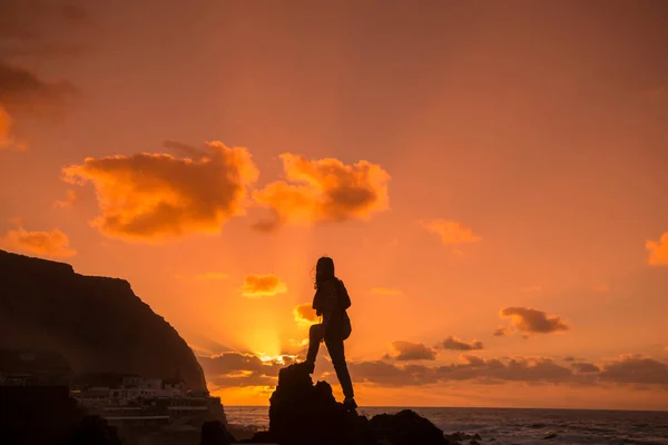 Portekiz Atlantik Okyanusu Ndaki Madeira Adası Ndaki Porto Moniz Kasabasındaki — Stok fotoğraf