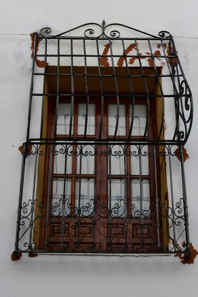 Решітка Перед Вікнами Провінції Аліканте Коста Бланка Іспанія — стокове фото