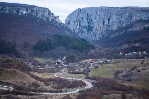 Bela Paisagem Nas Montanhas — Fotografia de Stock