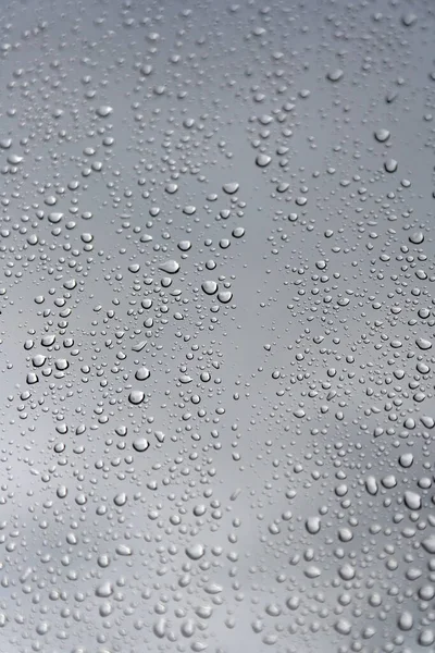 Gotas Agua Sobre Vidrio — Foto de Stock