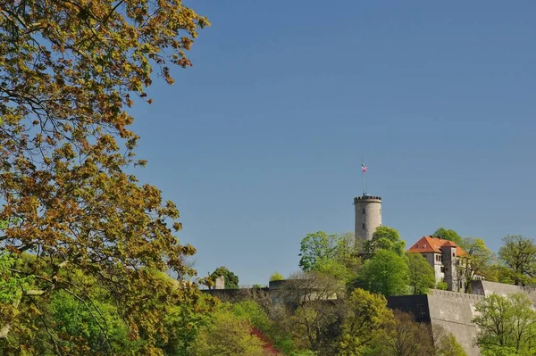 観光名所 Sparrenburg Bielefeldel East Westphalia Lippe North Rhine Westphalia Germany — ストック写真