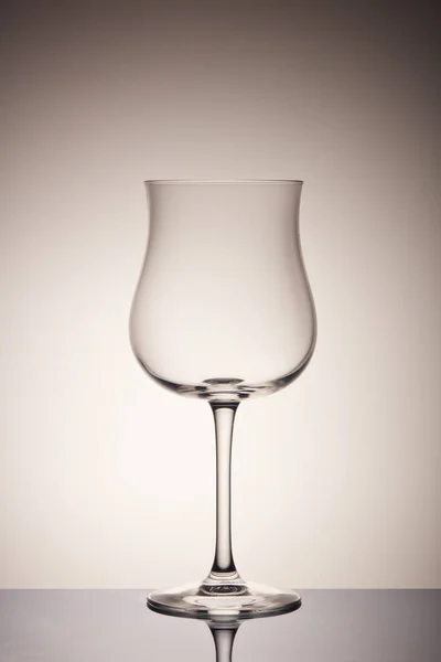 Empty Glass Wine White Background — Stock Photo, Image