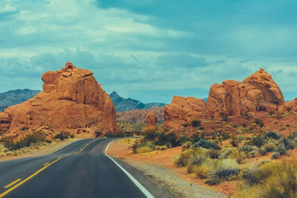 Cesta Horách Utahu — Stock fotografie