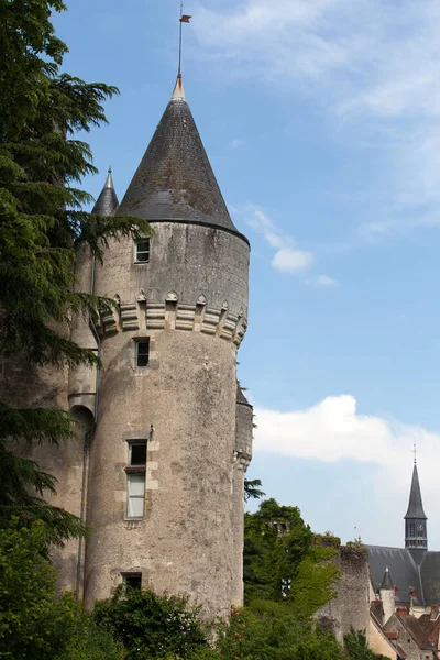 Castillo Montresor Valle Del Loira Francia — Foto de Stock