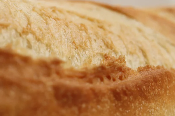 Frisse Franse Roll Baguette Textuur Korst Van Het Brood Eten — Stockfoto