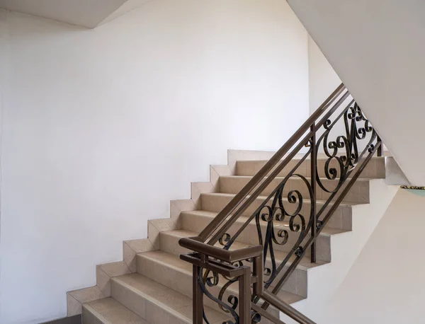 Мармурові Сходи Сходами Розкішному Залі — стокове фото