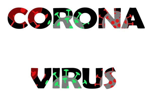 Shematic Presentation Corona Virus — Stock Photo, Image