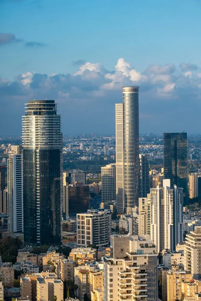 Ramat Gan Tel Aviv Skyline Sunset New Skyscraper Ramat Gan — Stock Photo, Image