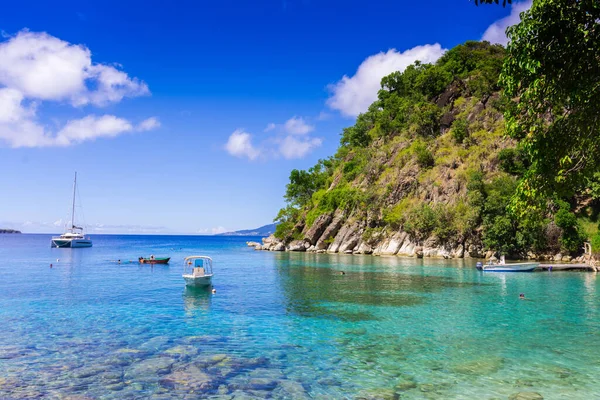 Terre Haut Les Saintes Guadeloupe Oktober 2018 Plage Pain Sucre — Stockfoto