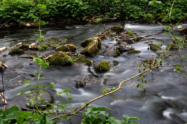 Rzeka Kamieniami — Zdjęcie stockowe