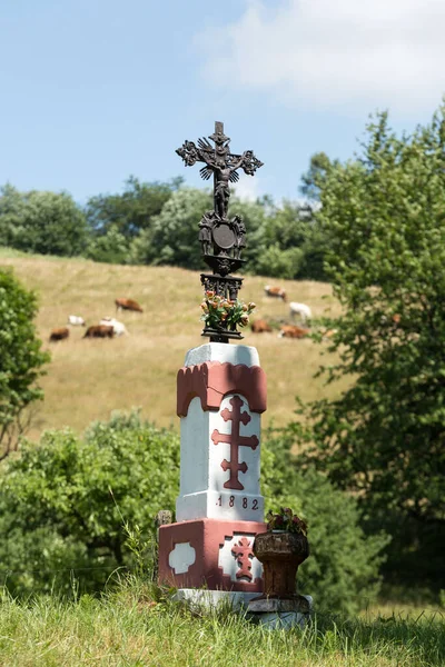 Jesus Cristo Velho Caminho Cruz Ortodoxa Prado — Fotografia de Stock