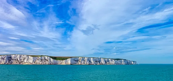 Falésias Brancas Inglaterra Dover Reino Unido — Fotografia de Stock