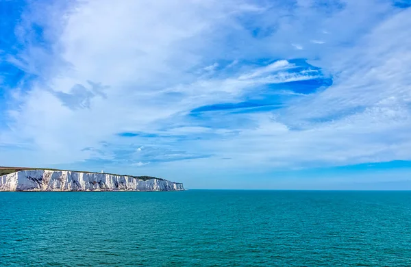 Falésias Brancas Inglaterra Dover Reino Unido — Fotografia de Stock