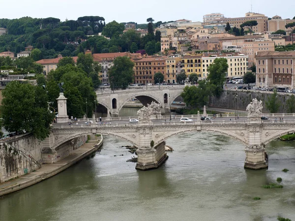Ρώμη Ιταλία Ιουνίου 2017 Άποψη Του Ποταμού Τίβερη Στη Φλωρεντία — Φωτογραφία Αρχείου